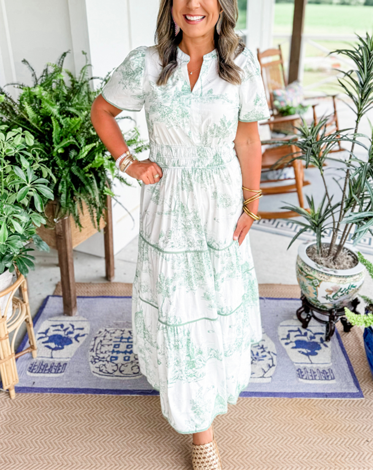 Camille | Fall Wedding Guest Maxi Dress