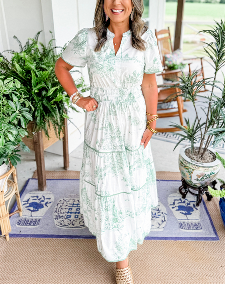 Camille | Fall Wedding Guest Maxi Dress