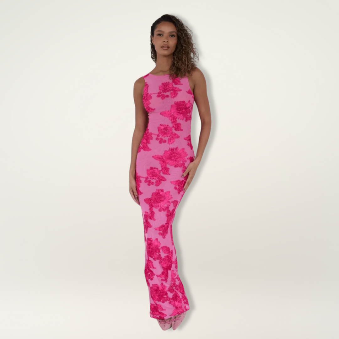 Lily | Fall Wedding Guest Maxi Dress