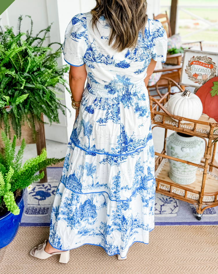 Camille | Fall Wedding Guest Maxi Dress