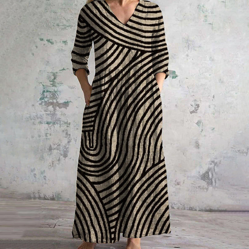 Bonnie | Vintage Striped dress