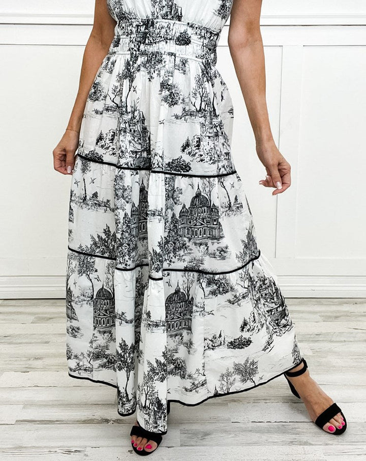 Camille | Fall Wedding Guest Maxi Dress