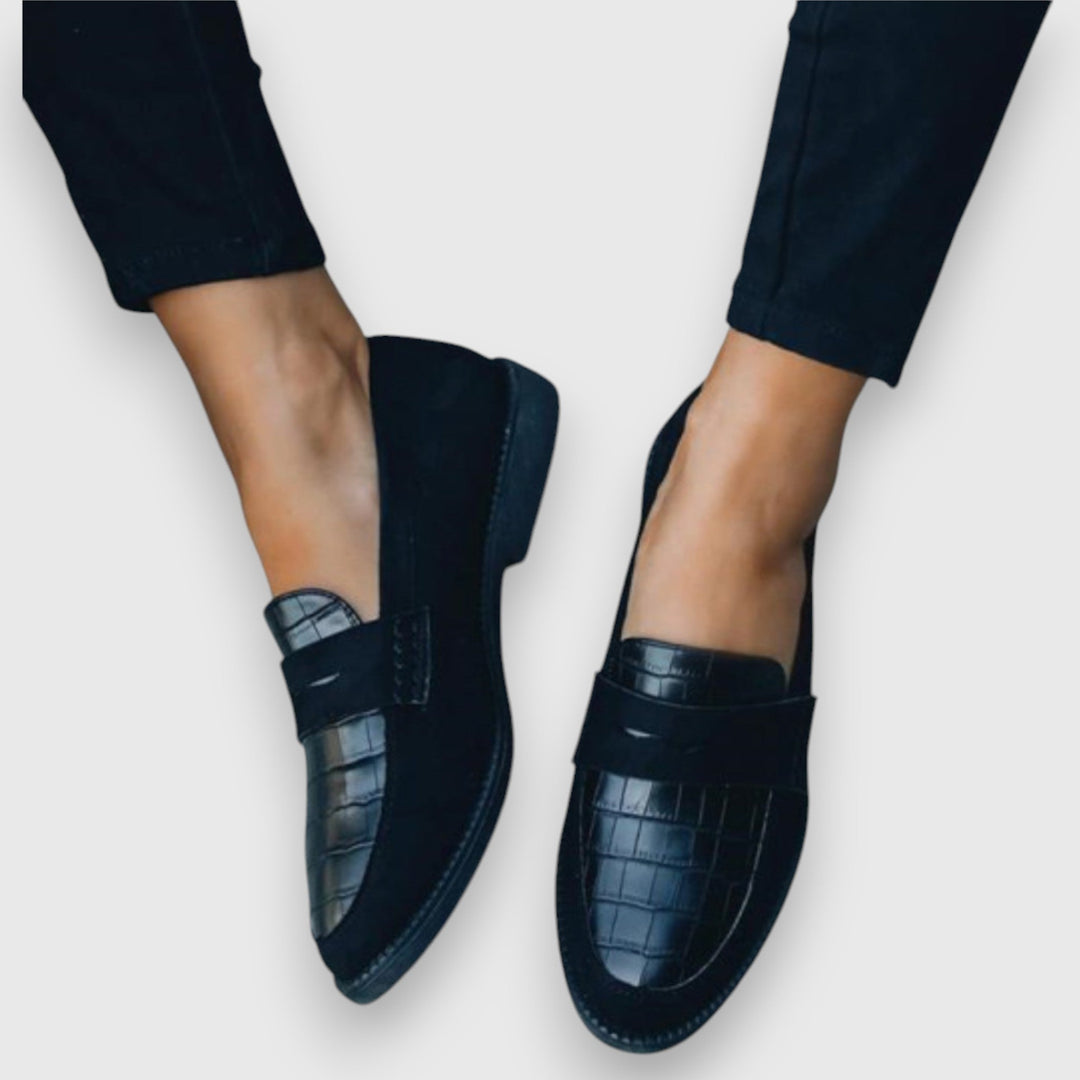 Colleen | Women's Penny Loafer Slip-On Flats - Image 1