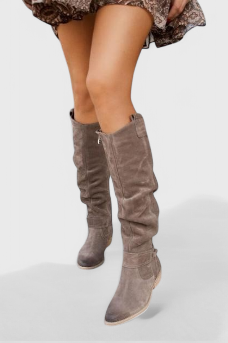 Celine | Retro-Inspired High Boots