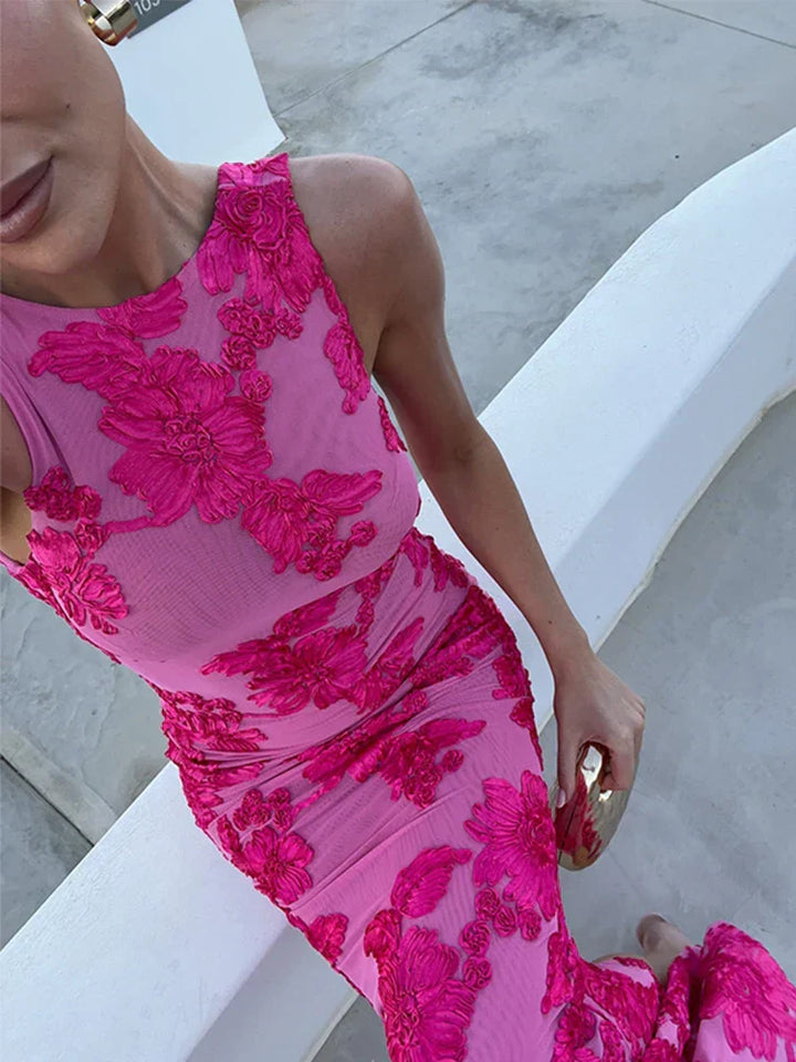 Lily | Fall Wedding Guest Maxi Dress