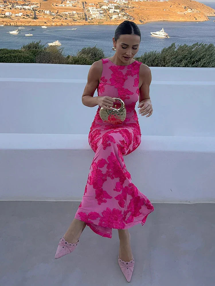 Lily | Fall Wedding Guest Maxi Dress