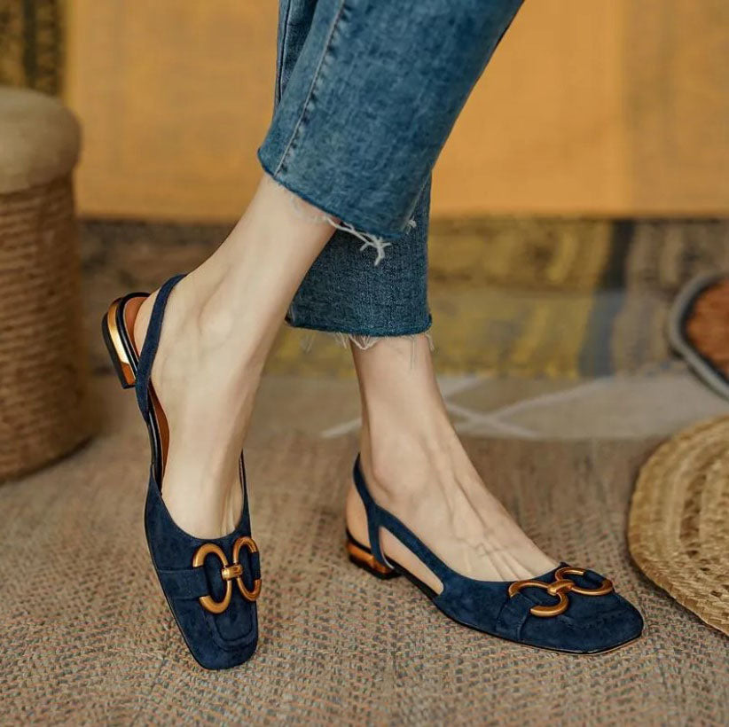 Virginia | Women's Slingback Loafer Flats - Image 1