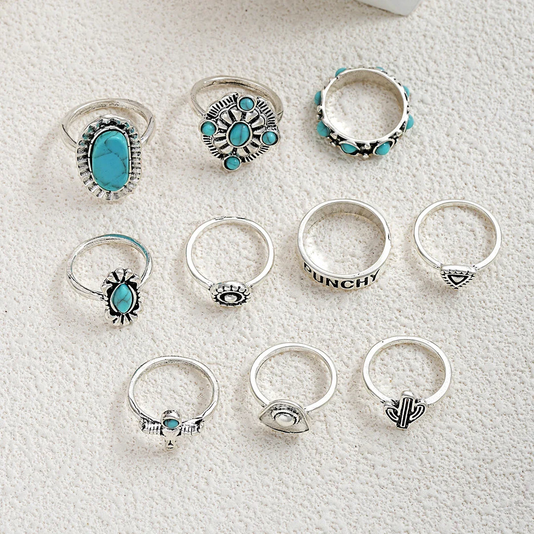 Dakota | 10-Piece Western Ring Set