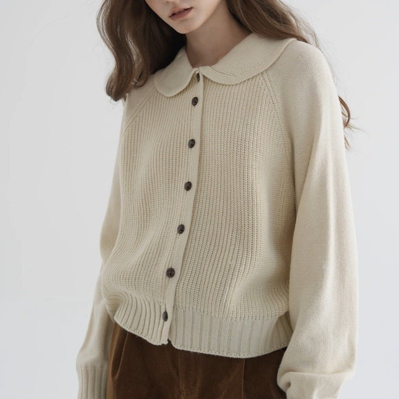Adelais | Women's Button Up Collared Sweater - Image 1