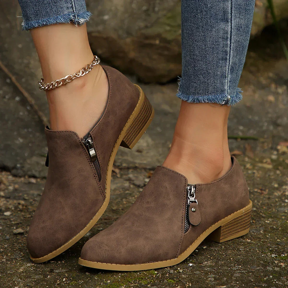 Calypso | Women's Side Zip Ankle Boots - Image 2