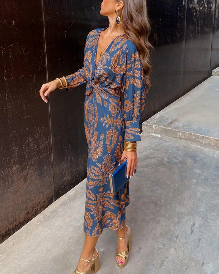 Julie | Fall Wedding Guest Maxi Dress