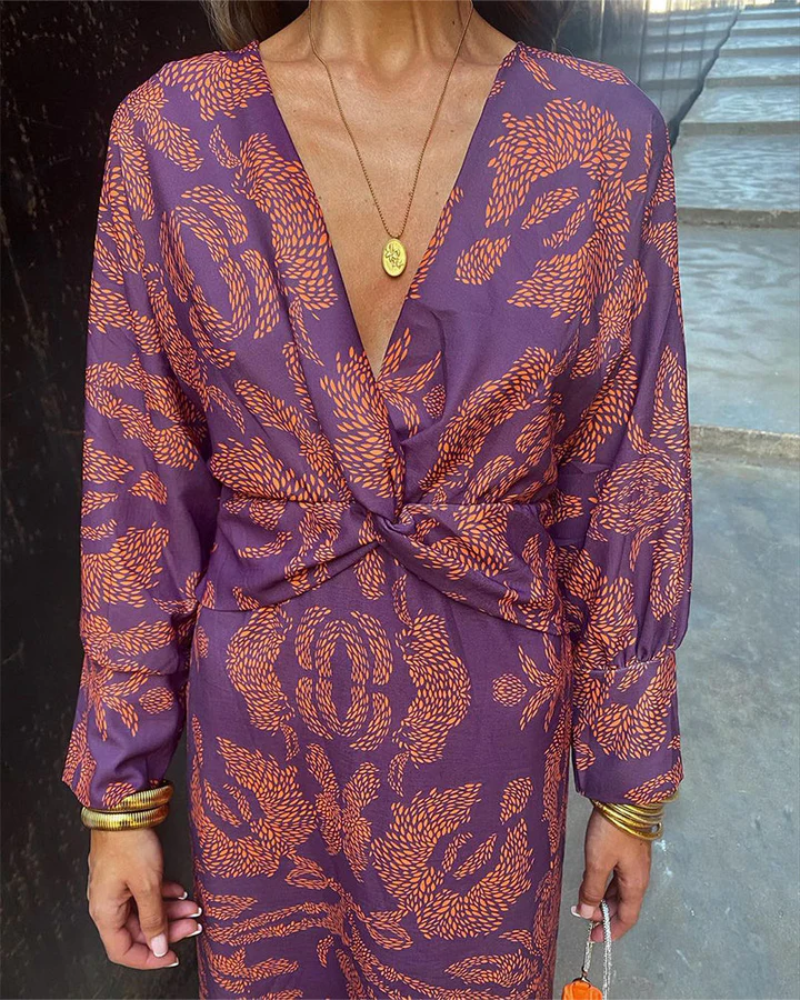 Julie | Fall Wedding Guest Maxi Dress