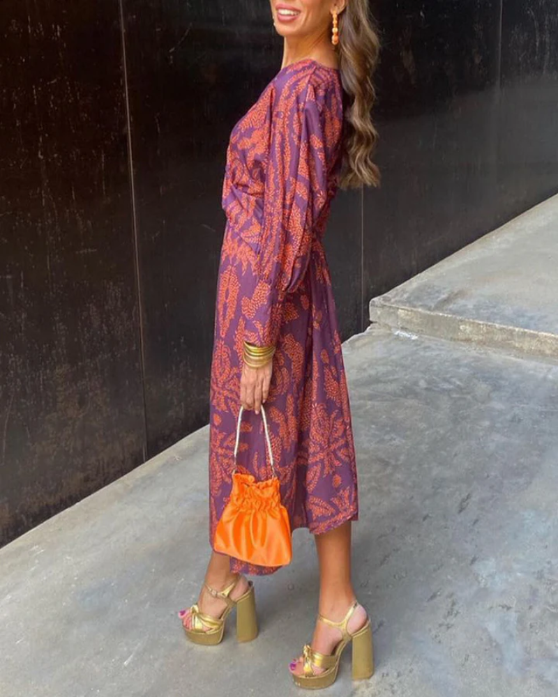 Julie | Fall Wedding Guest Maxi Dress