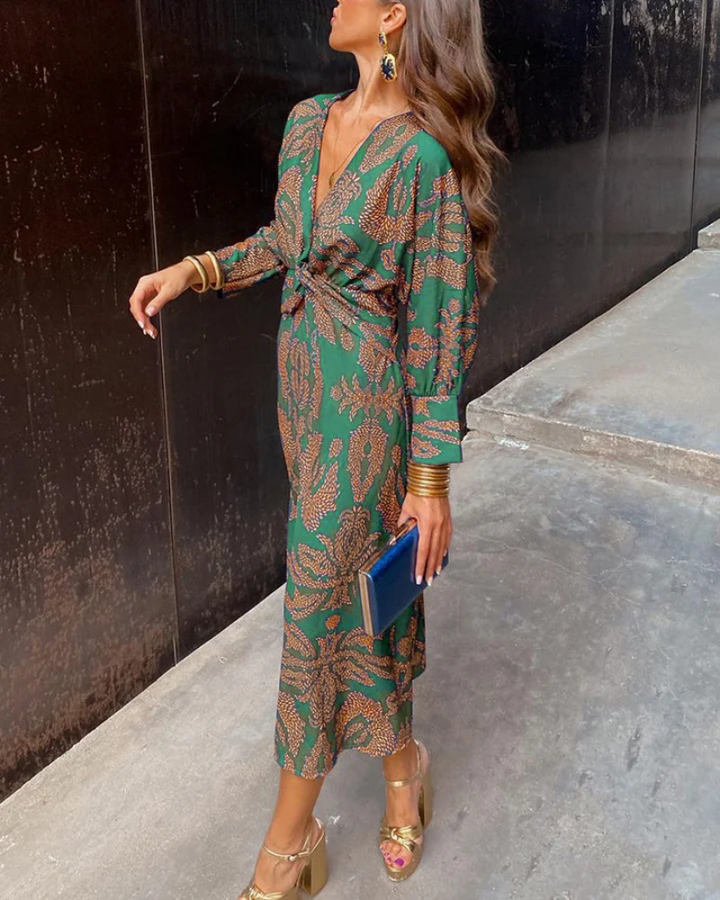 Julie | Fall Wedding Guest Maxi Dress