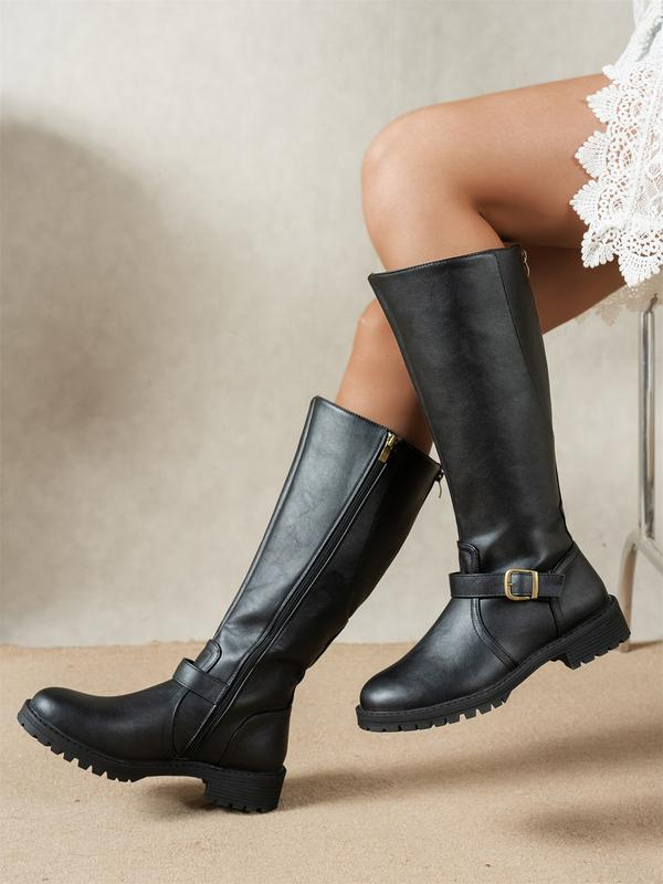Daveth | Women's Knee-High Boots Black - Image 1
