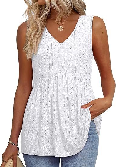 Kassandra | Women's V-Neck Sleeveless Top - Image 2