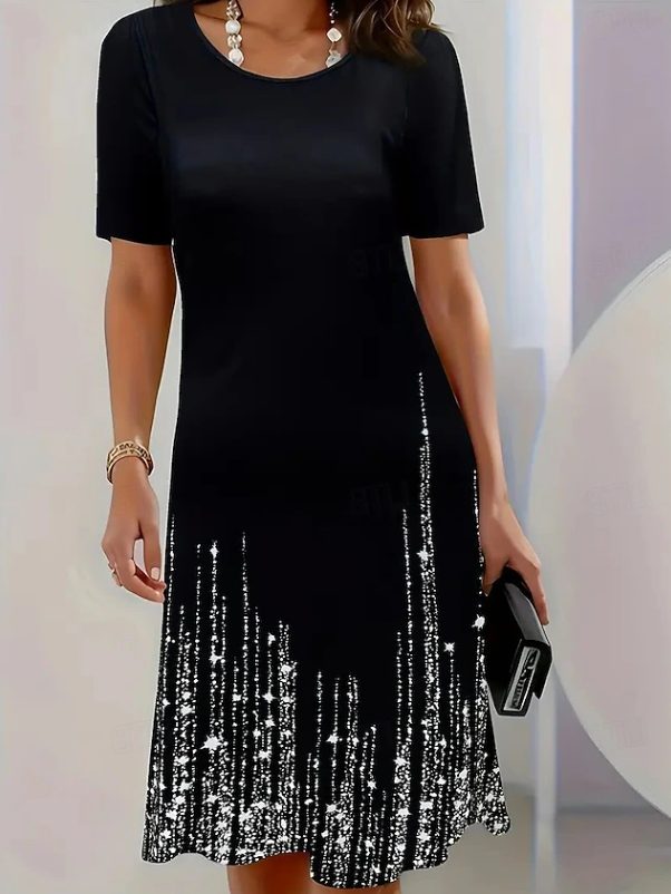 Lorrinda | Women's Sequin Party Dress Midi - Image 2