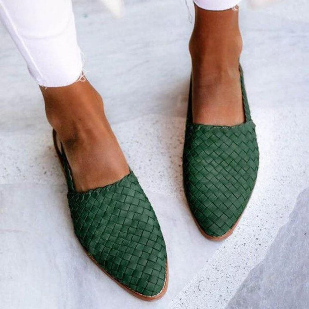 Lunaria | Women's Woven Ballet Flat - Image 2