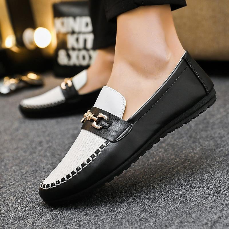 Orryn | Men's Slip-On Loafers with Horsebit Buckle - Black - Image 2