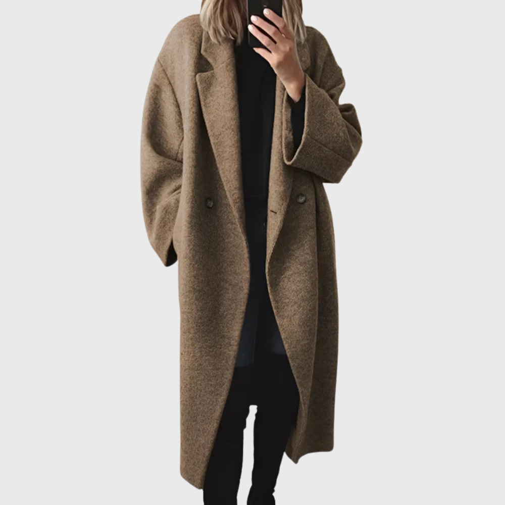 Rosabelle | Women's Oversized Longline Coat - Image 2