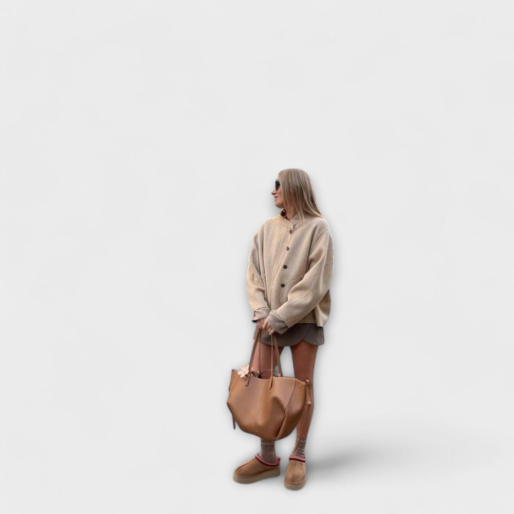 Rosamund | Women's Structured Bucket Handbag - Image 2