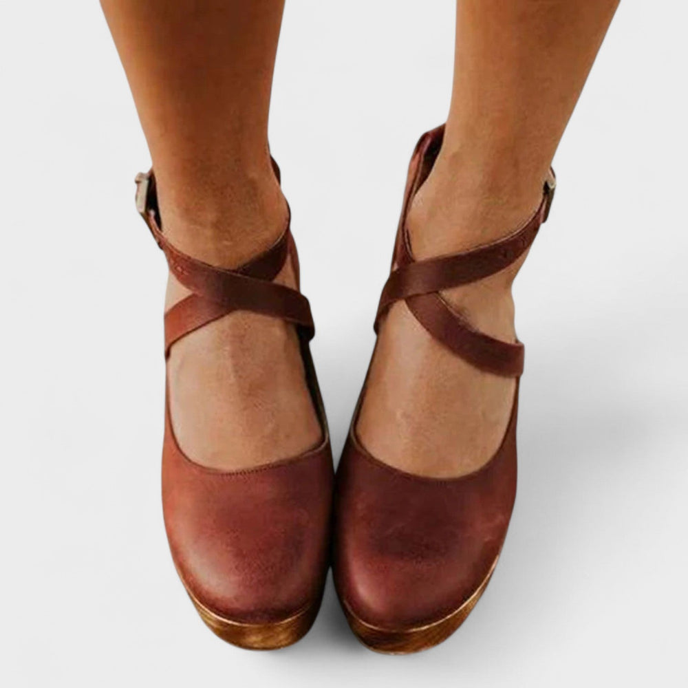 Rowena | Women's Mary Jane Platform Heels - Image 2