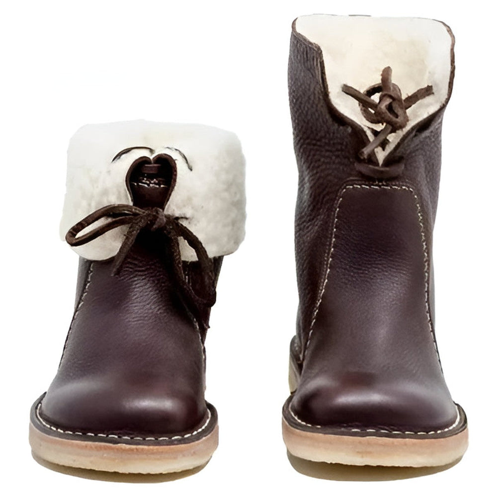 Solvwyn | Women's Wool-Lined Winter Ankle Boots - Image 2