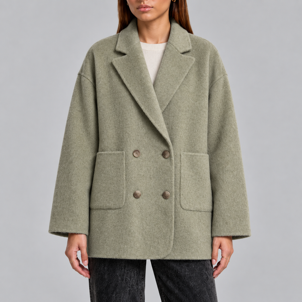 Veldris | Women's Winter Coat Oversized Blazer - Image 2