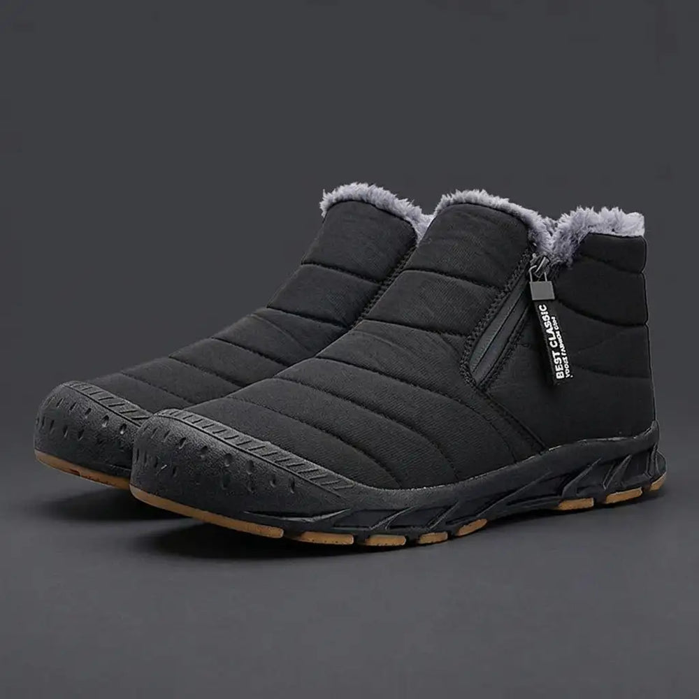 Vrenwick | Women's Fleece-Lined Winter Ankle Boots - Camel - Image 2