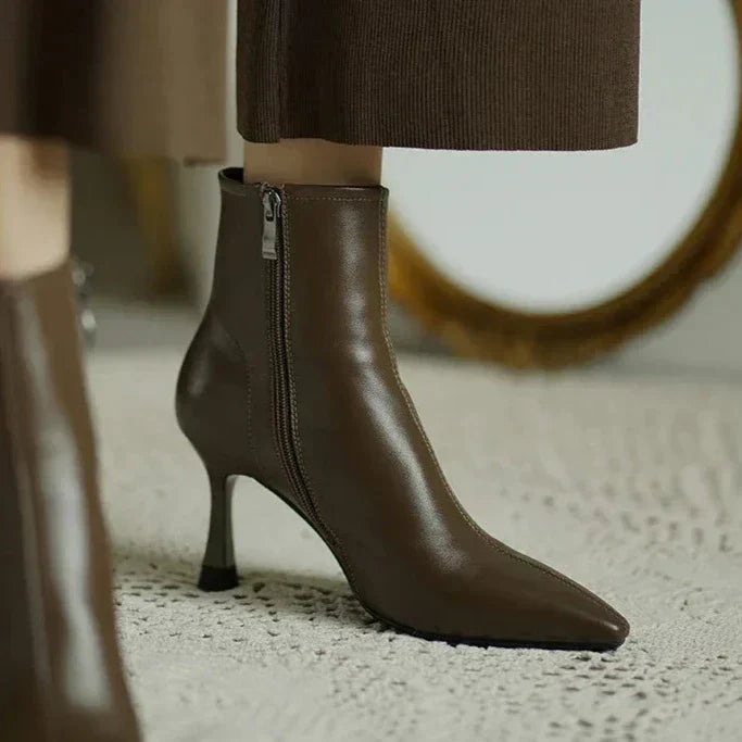 Zinara | Women's Heeled Ankle Boots - Image 2